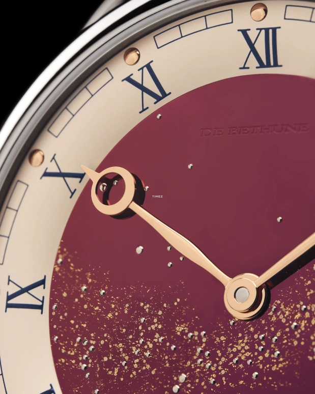 De Bethune,DB25 40.60毫米,40.60毫米,钛,勃艮第酒红,手动上弦,144小时,自制机芯,DB25VxsTiV2