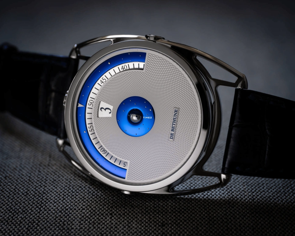 De Bethune,DB28 45毫米,45毫米,钛,银色,手动上弦,月相,跳分,跳时,DB28DN