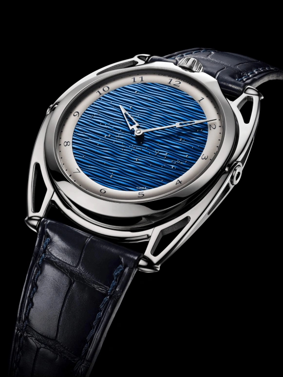 De Bethune,DB28 38.70毫米,38.70毫米,钛合金,蓝色,手动上弦,144小时,自制机芯,DB28XSTIS3