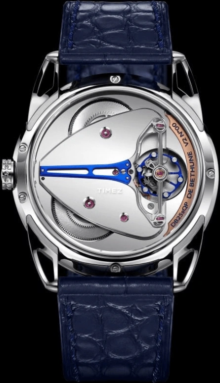 De Bethune,DB25 40毫米,40毫米,钛,蓝色,手动上弦,月相,万年历,闰年历,月历,120小时,自制机芯,DB25SQPV2