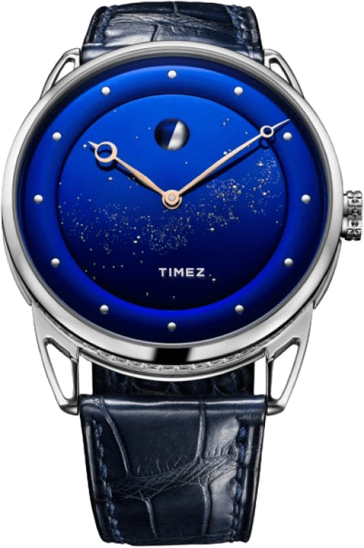 De Bethune,DB25 44毫米,44毫米,铂金,蓝色,手动上弦,月相,动力储存指示,DB25JLPS3V2