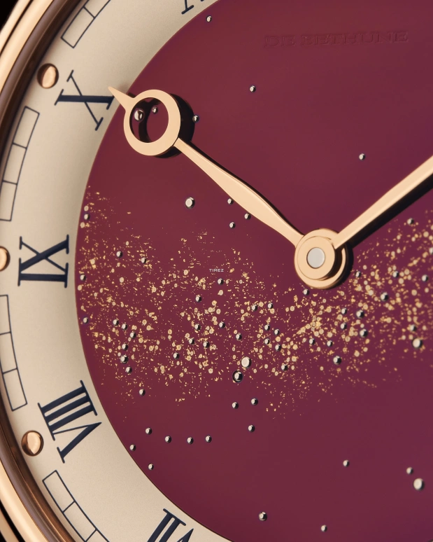 De Bethune,DB25 40.60毫米,40.60毫米,玫瑰金,勃艮第酒红,手动上弦,144小时,自制机芯,DB25VxsRV2