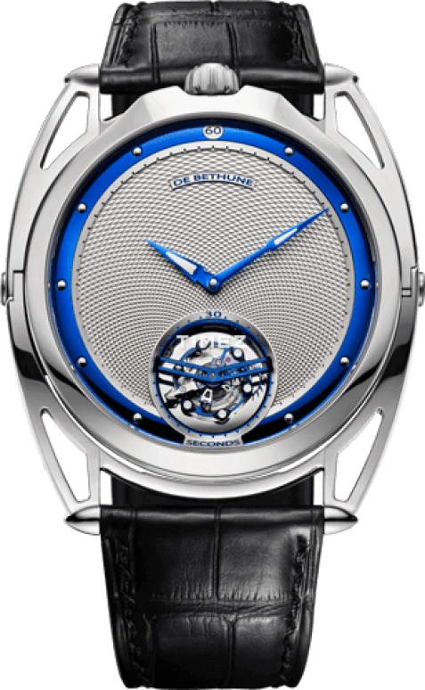 De Bethune,DB28 43毫米,43毫米,钛合金,灰色,手动上弦,陀飞轮,蓝宝石,DB28XPTTIS1