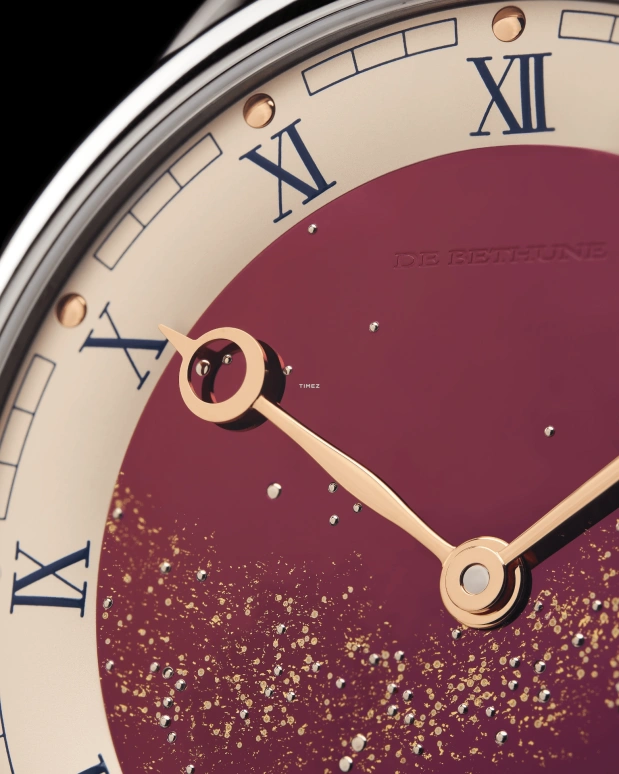 De Bethune,DB25 40.60毫米,40.60毫米,钛,勃艮第酒红,手动上弦,144小时,自制机芯,DB25VxsTiV2