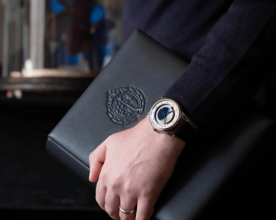 De Bethune,DB25 42mm,42mm,Titanium,Blue,White,Handwound,Day,Dule Time,World Time,DB25VGTIS3