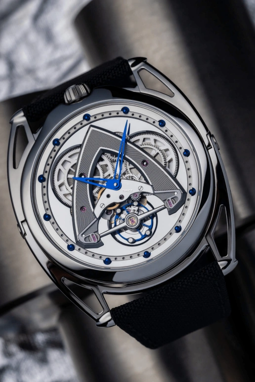 De Bethune,DB28 43毫米,43毫米,钛合金,银色,灰色,手动上弦,陀飞轮,蓝宝石,DB28XPSW