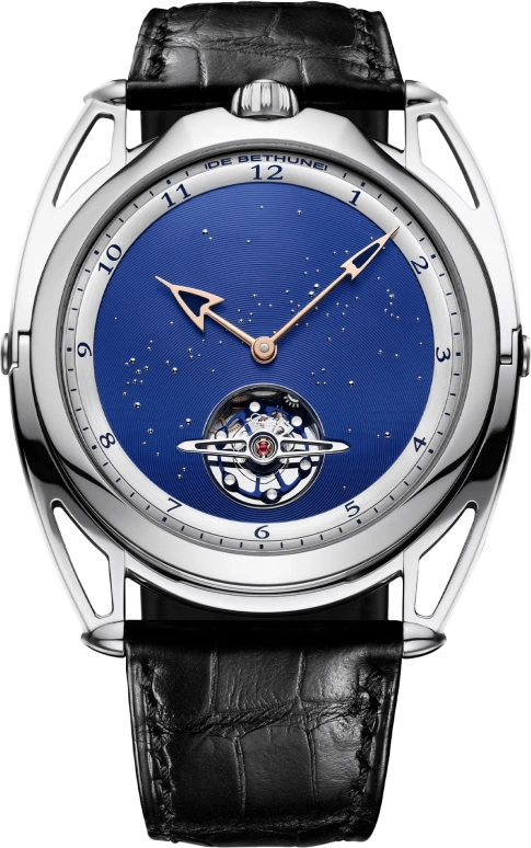 De Bethune,DB28 43毫米,43毫米,钛,蓝色,手动上弦,陀飞轮,脉冲擒纵系统,DB28XPTIS3V2