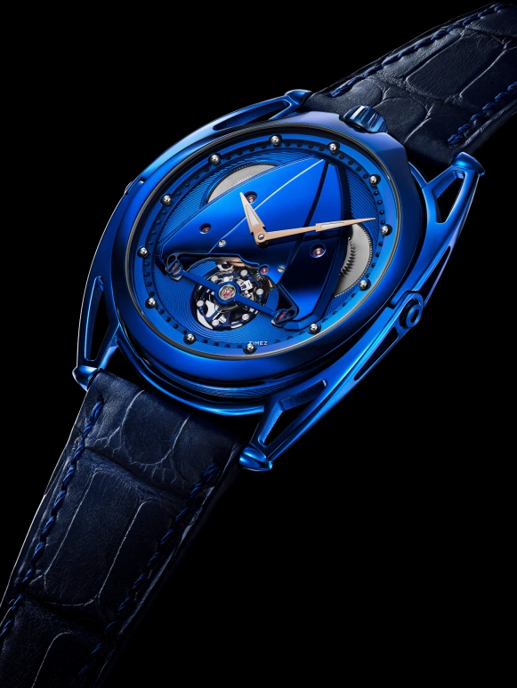 De Bethune,DB28 43毫米,43毫米,钛合金,蓝色,手动上弦,陀飞轮,DB28XPB