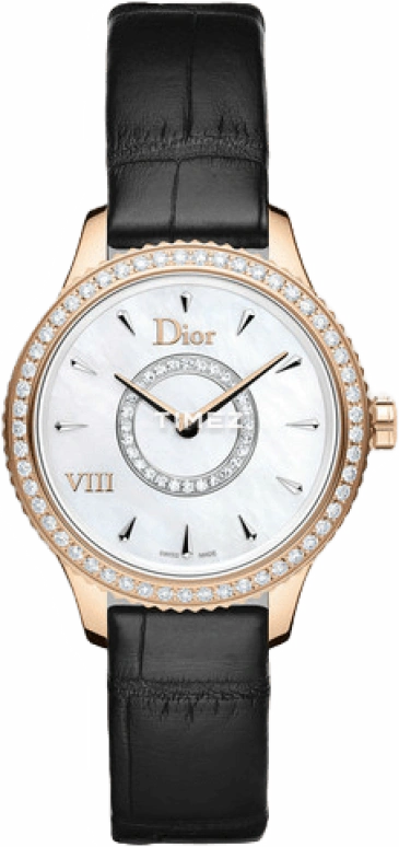 Dior,Other 25mm,25mm,Rose Gold,Silver White,Quartz,Sapphire,Crystal Glass,Round,CD151170A001 0000