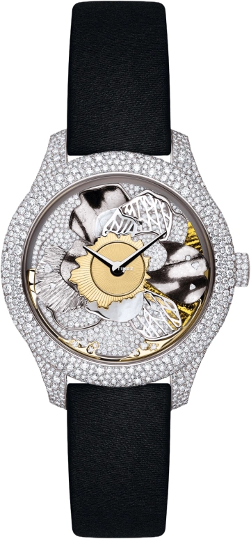 Dior,Dior Grand Bal 36mm,36mm,White Gold,Silver,Automatic,Sapphire,Round,N10