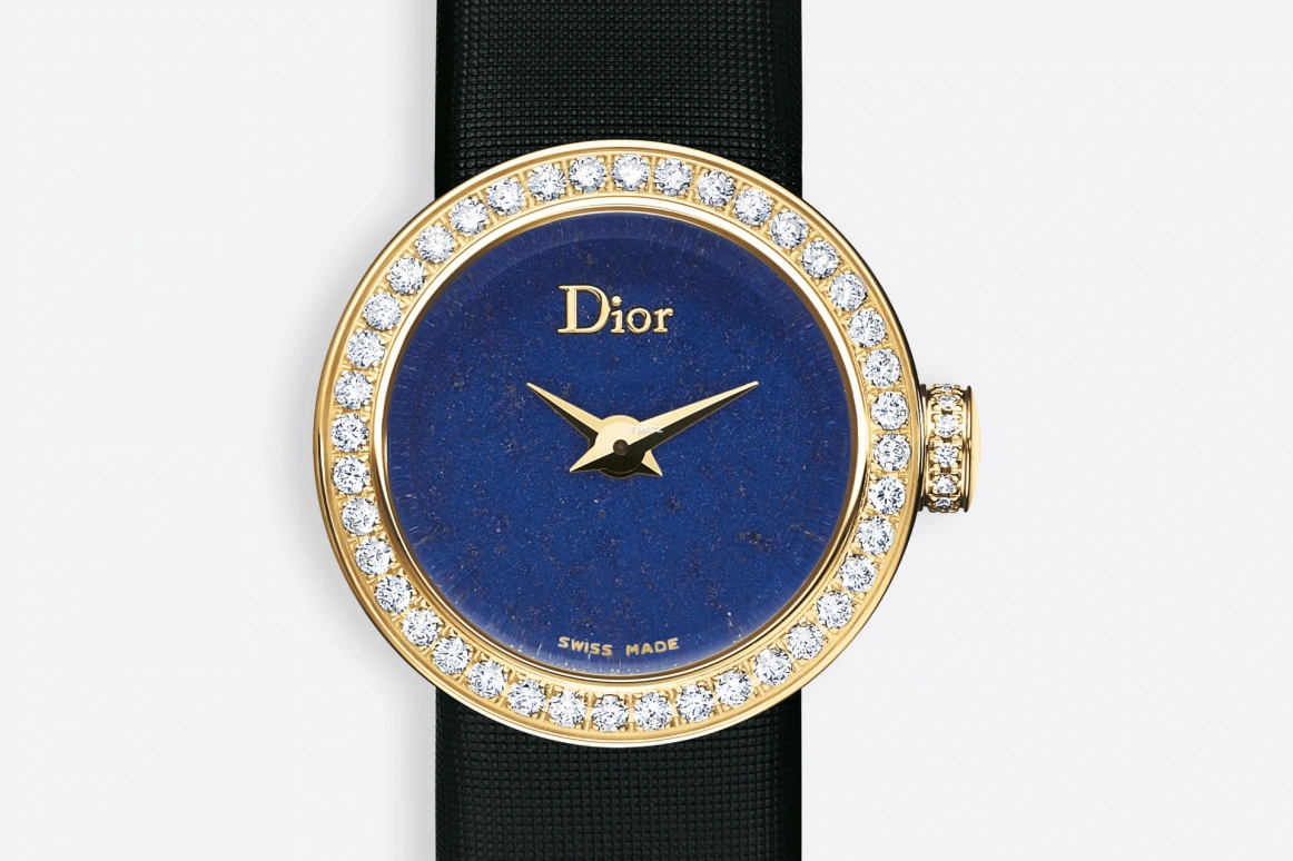 Dior,La mini D de Dior 19mm,19mm,Yellow Gold,Blue,Quartz,Sapphire,Round,CD040153A006 0000