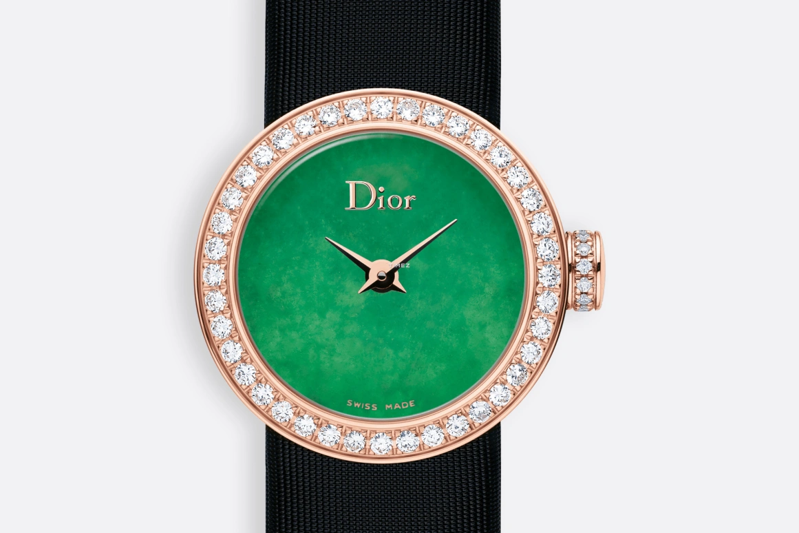 Dior,La mini D de Dior 19mm,19mm,Rose Gold,Green,Quartz,Sapphire,Round,CD040170A003 0000