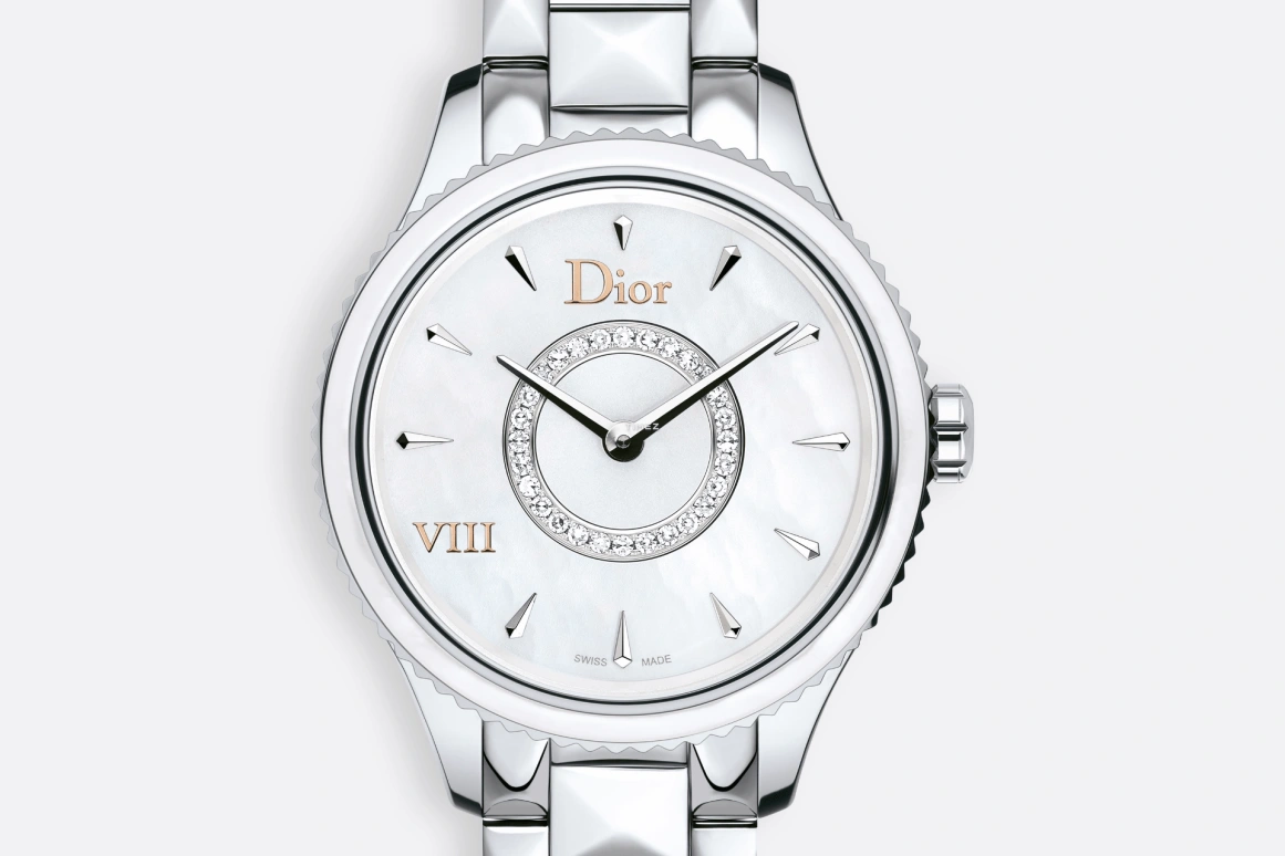 Dior,Other 25mm,25mm,Stainless Steel,White,Quartz,Sapphire,Round,CD151111M001 0000