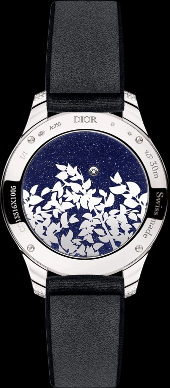 Dior,High Timepieces 36mm,36mm,White Gold,Black,Quartz,Sapphire,Crystal Glass,Round,CD13316X1005