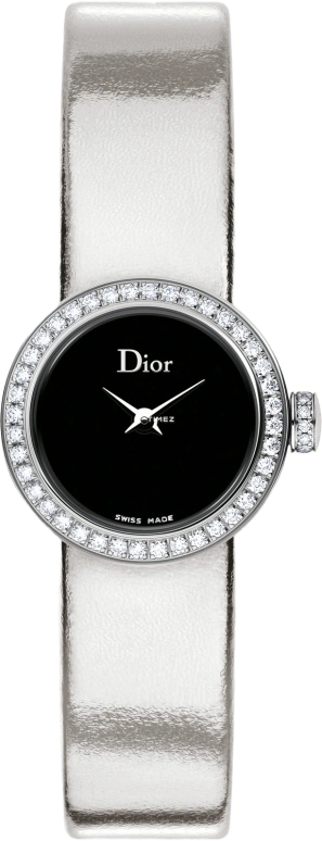 Dior,La mini D de Dior 19mm,19mm,Stainless Steel,Black,Quartz,Sapphire,Crystal Glass,Round,CD040110A014 0000