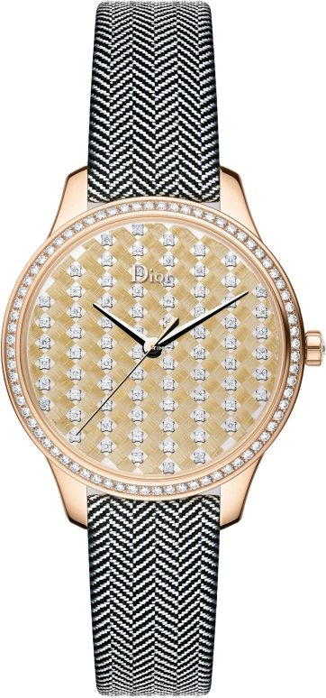 Dior,Other 36mm,36mm,Rose Gold,Gold,Automatic,Sapphire,Round,CD153571A001 0000