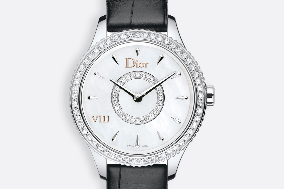 Dior,Other 25mm,25mm,Stainless Steel,Silver White,Quartz,Sapphire,Round,CD151110A001 0000