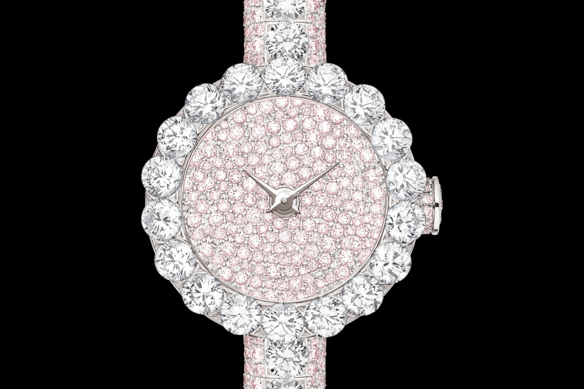 Dior,High Timepieces 21mm,21mm,White Gold,Pink,Quartz,Sapphire,Round,CD040166M001 0000