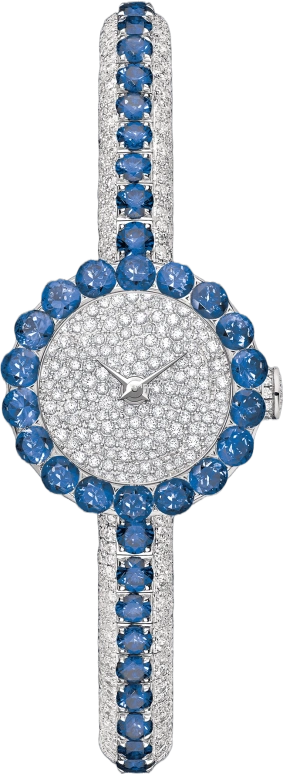 Dior,High Timepieces 21mm,21mm,White Gold,Silver,Quartz,Sapphire,Crystal Glass,Round,CD04016DM001 0000