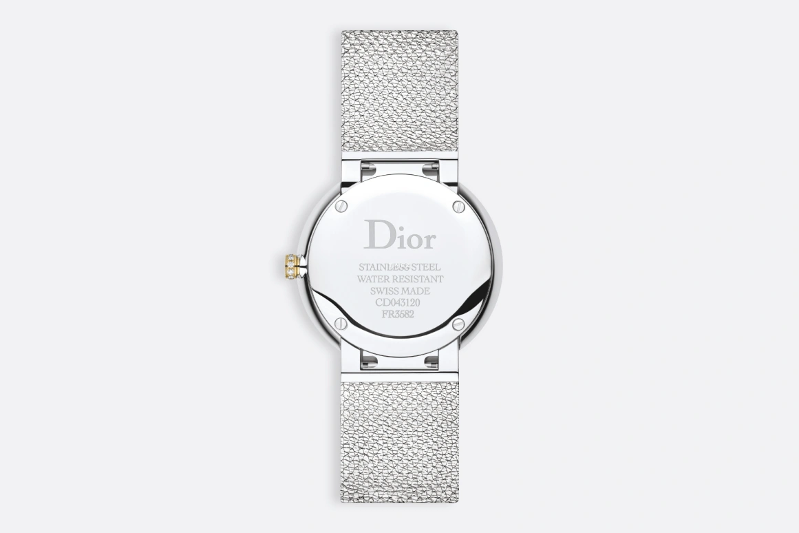 Dior,La D de Dior 36mm,36mm,Stainless Steel,White,Quartz,Sapphire,Round,CD043120M001 0000