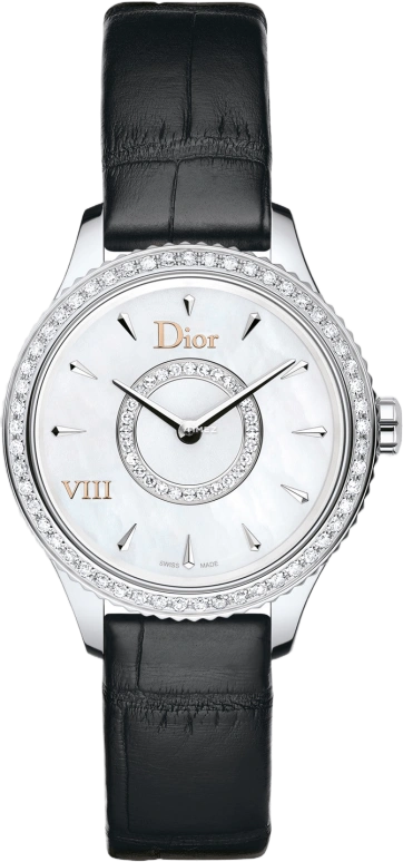 Dior,Other 25mm,25mm,Stainless Steel,Silver White,Quartz,Sapphire,Round,CD151110A001 0000