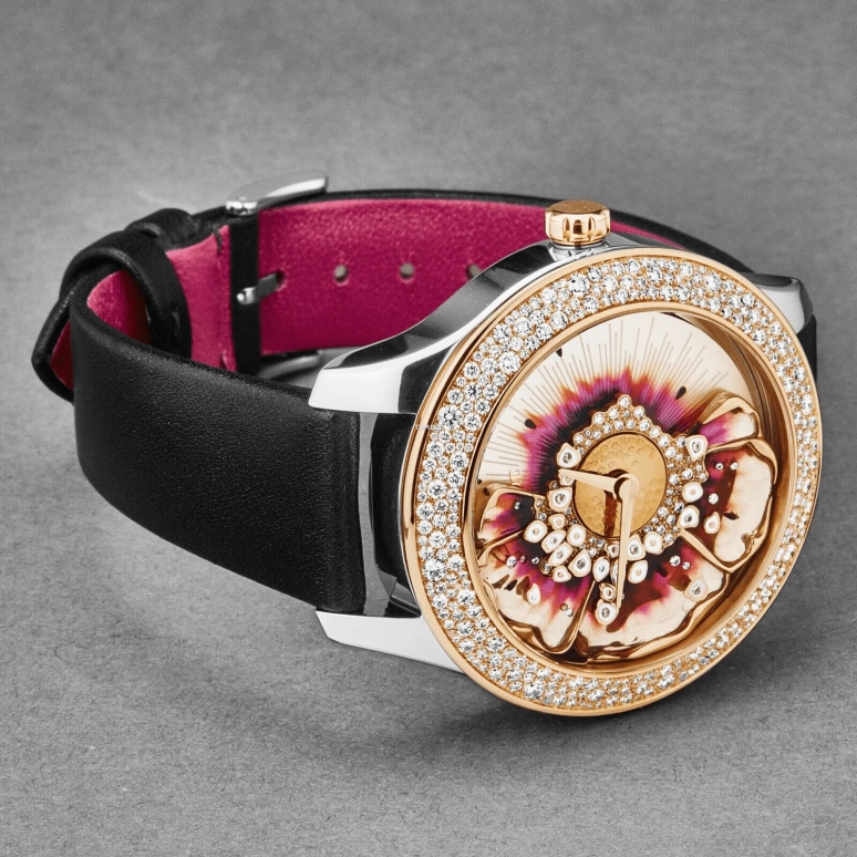 Dior,Dior Grand Bal 36mm,36mm,Rose Gold,Pink,Automatic,Sapphire,Round,CD153B2DA001