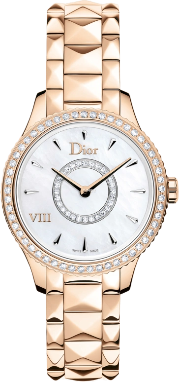 Dior,Other 25mm,25mm,Rose Gold,Silver White,Quartz,Sapphire,Round,CD151170M001 0000