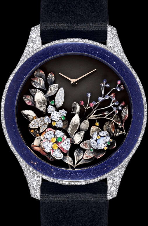 Dior,High Timepieces 36mm,36mm,White Gold,Black,Quartz,Sapphire,Crystal Glass,Round,CD13316X1005