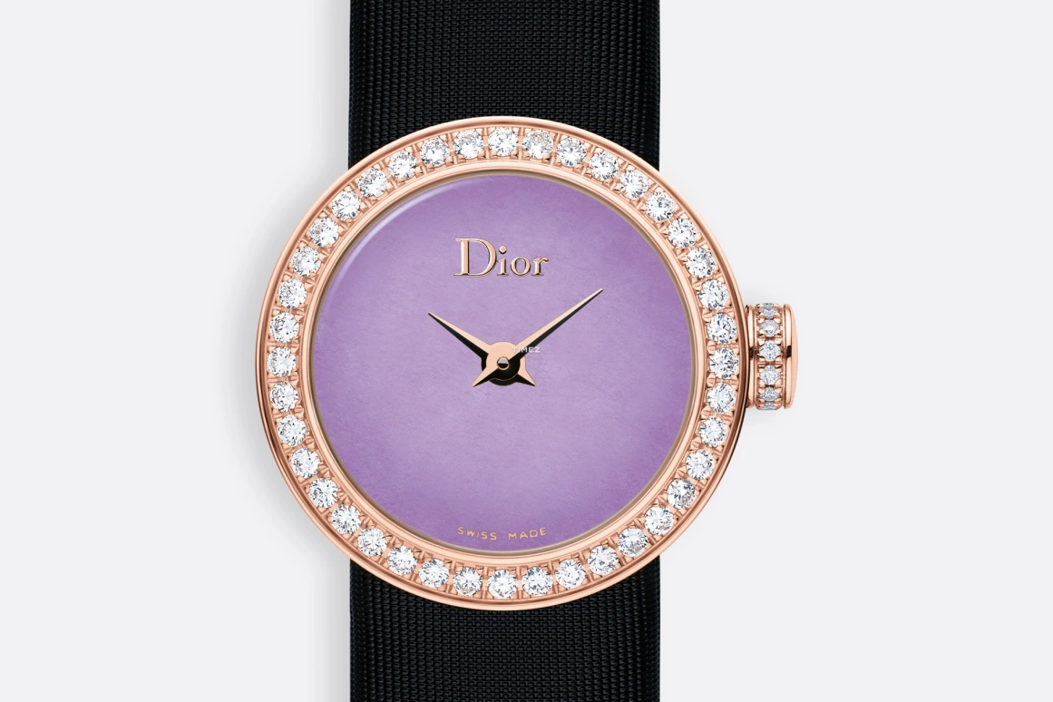 Dior,La mini D de Dior 19mm,19mm,Rose Gold,Yellow Gold,Purple,Quartz,Sapphire,Round,CD040170A004 0000