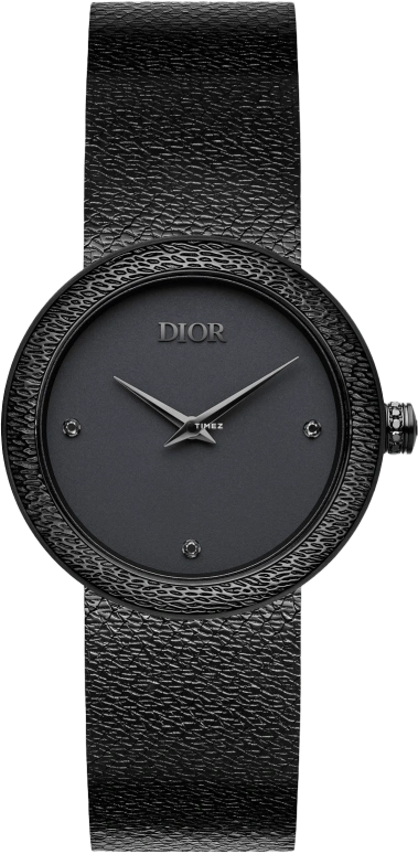 Dior,La D de Dior 34mm,34mm,Stainless Steel,Black,Quartz,Sapphire,Crystal Glass,Round,CD04311X1208