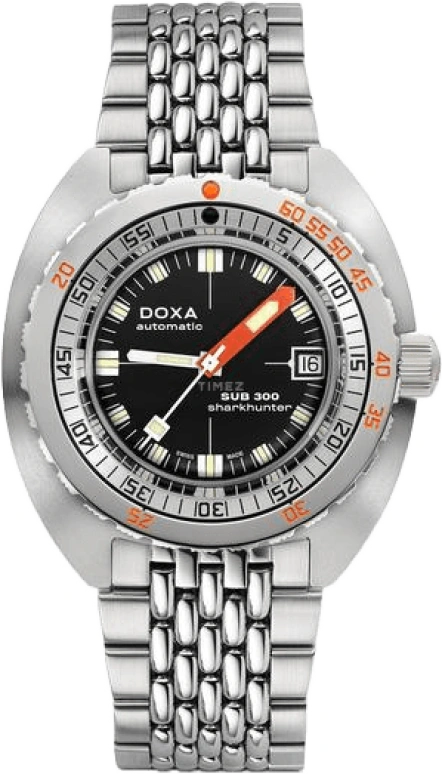 Doxa,SUB 300 42.50mm,42.50mm,Stainless Steel,Black,Automatic,Chronograph,Date,821,821.10.101.10