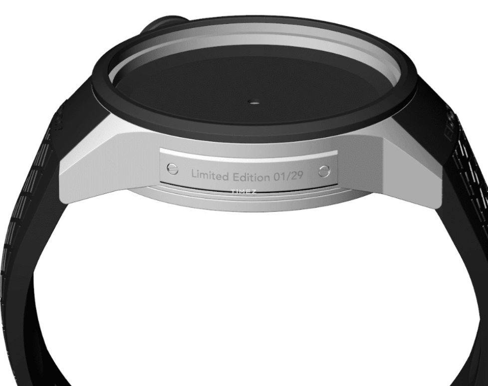 依度,Chronorally 45毫米,45毫米,钛,黑色,石英,计时,星期历,大日历,逆跳,自制机芯,蓝宝石,38003,38003-TINRIV-CARO