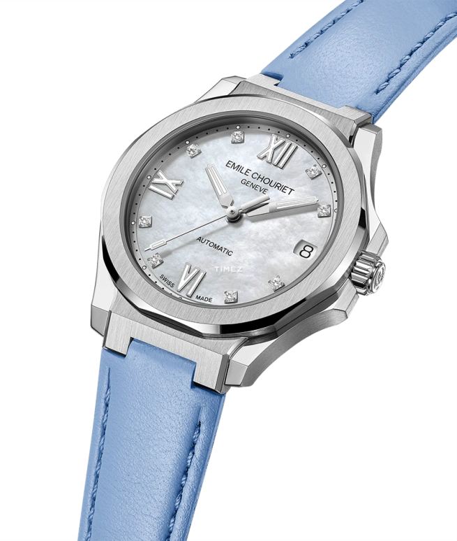 艾米龙,挑战者 33毫米,33毫米,精钢,白色,自动上弦,日历,40小时,01,01.1172.L.6.6.86.2