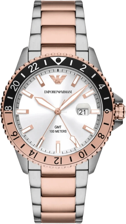 EMPORIO ARMANI,man 42mm,42mm,Stainless Steel,White,Quartz,Day,Dule Time,AR11591 NLP NLC