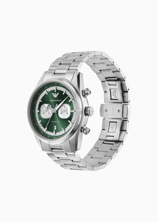 EMPORIO ARMANI,man 42mm,42mm,Stainless Steel,Green,Quartz,Chronograph,Day,AR11637 NLP NLC
