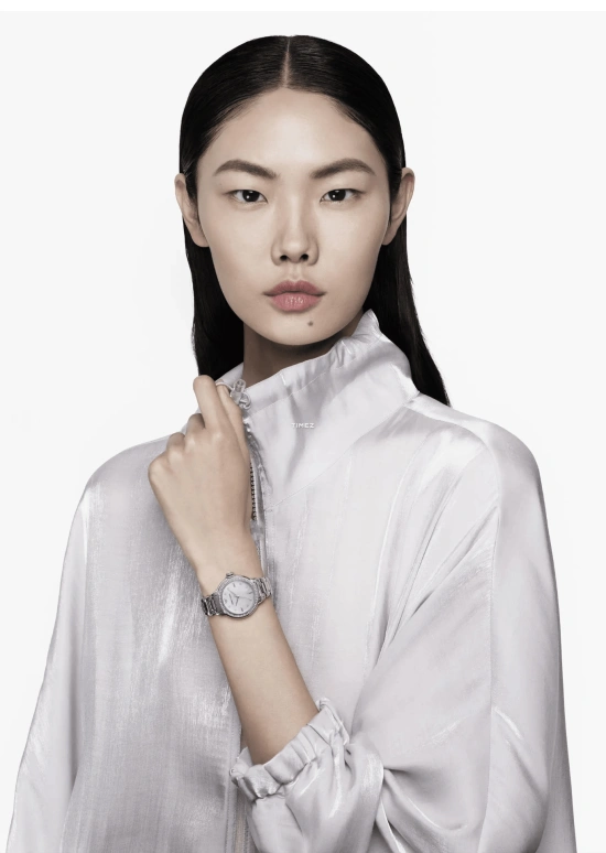 安普里奥·阿玛尼,女士 32毫米,32毫米,不锈钢,白色,石英,矿物水晶,水晶玻璃,圆形,AR11596 NLP NLC