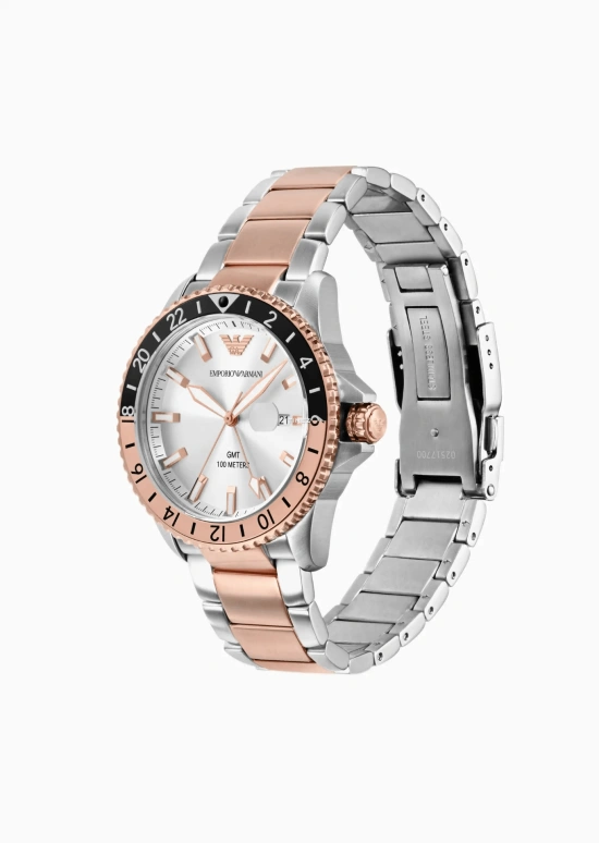 EMPORIO ARMANI,man 42mm,42mm,Stainless Steel,White,Quartz,Day,Dule Time,AR11591 NLP NLC