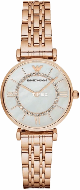 EMPORIO ARMANI,woman 32mm,32mm,Stainless Steel,White,Quartz,Hardlex,Glass,Round,AR1909AR1909 NLP NLC