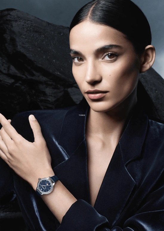 EMPORIO ARMANI,woman 32mm,32mm,Stainless Steel,Dark Blue,Quartz,Moonphase,Crystal Glass,AR11629 NLP NLC