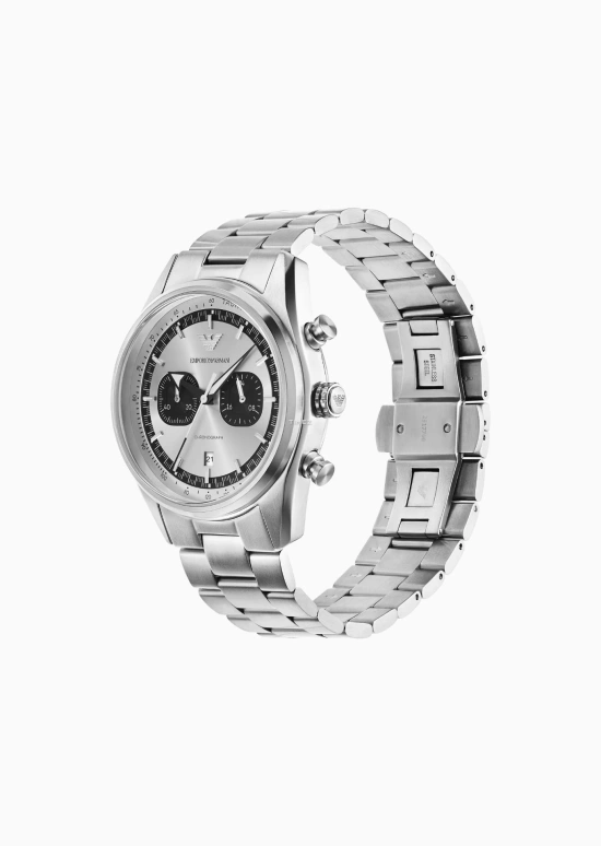 EMPORIO ARMANI,man 42mm,42mm,Stainless Steel,Silver,Quartz,Chronograph,Day,AR11636 NLP1 NLC