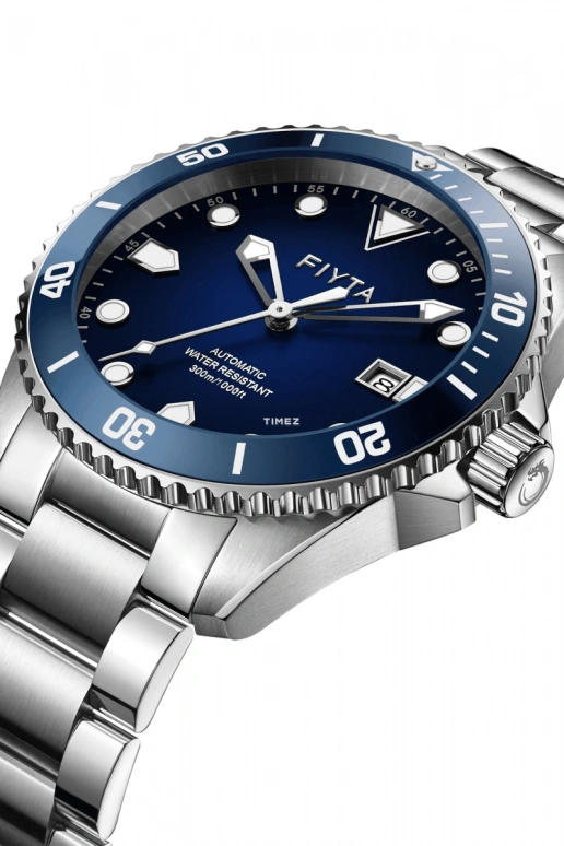 FIYTA,Yachtsman 43.40mm,43.40mm,Stainless Steel,Ocean Blue,Automatic,Day,Sapphire,GA867007,GA867007.WLW