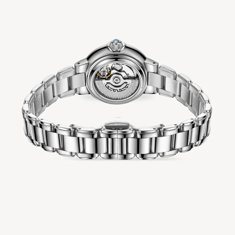 飞亚达,倾城 29毫米,29毫米,不锈钢,蓝色,自动上弦,蓝宝石,水晶玻璃,圆形,LA865022,LA865022.WLW