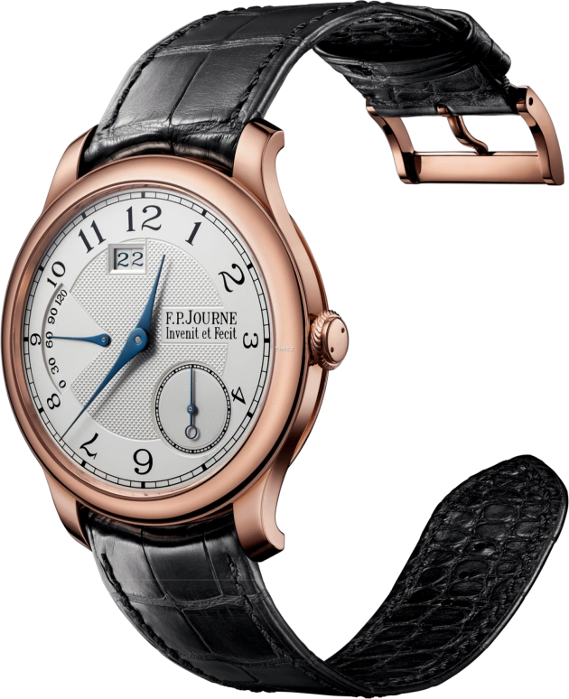 F.P.Journe,OCTA 38毫米,38毫米,玫瑰金,灰色,自动上弦,动力储存指示,大日历,1300,1300.3 AutoReserve OR Cuir G