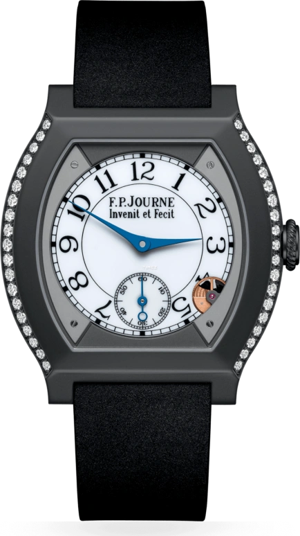 F.P.Journe,ÉLÉGANTE 40x35毫米,40x35毫米,钛,白色,石英,蓝宝石,水晶玻璃,酒桶形,1210 EL Titalyt CTC Blanc FB 0