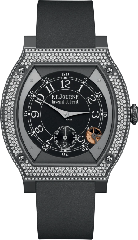 F.P.Journe,ÉLÉGANTE 48x40毫米,48x40毫米,钛,黑色,处理器,蓝宝石,水晶玻璃,酒桶形,1210 ELH Titalyt Cadran CTC FB 2023