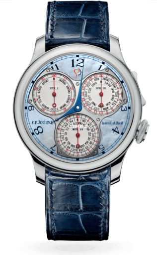 F.P.Journe ICM GALA 1506 CT pt Cuir Bleu ICM Nacre Principale
