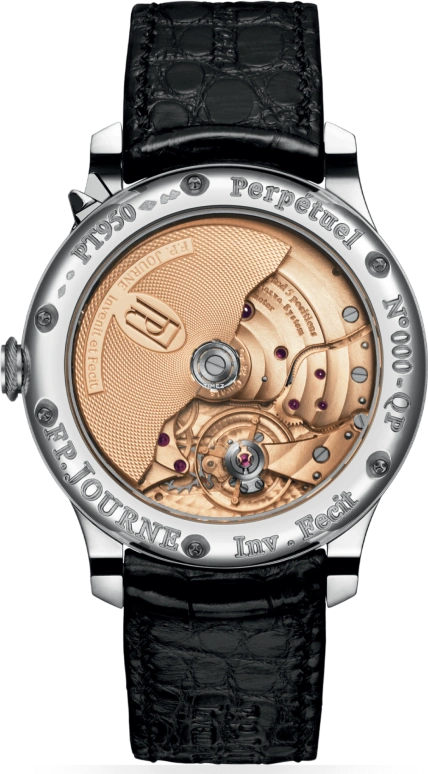 F.P.Journe,BLACK LABEL 40毫米,40毫米,铂金,黑色,白色,自动上弦,万年历,月历,星期历,日历,蓝宝石,水晶玻璃,圆形,1300,1300.3 Black QP D 0