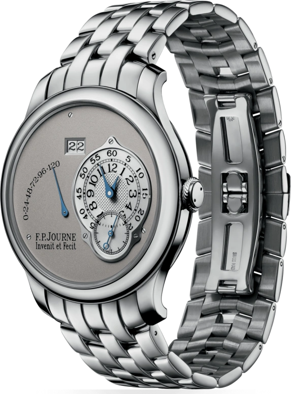F.P.Journe,OCTA 38毫米,38毫米,铂金,灰色,自动上弦,动力储存指示,大日历,1300,1300.3 OR PT PT 1
