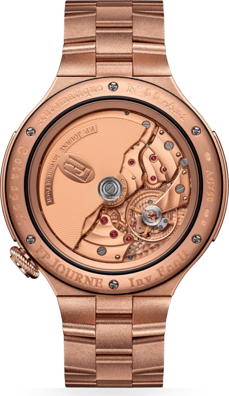 F.P.Journe,LINESPORT 44毫米,44毫米,玫瑰金,灰色,自动上弦,动力储存指示,大日历,1300,1300.3 AR2 OR HD Face 1