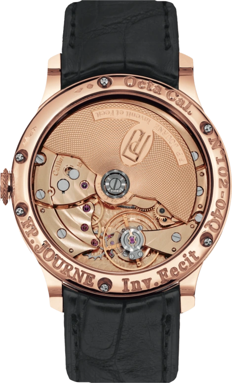F.P.Journe,OCTA 38毫米,38毫米,玫瑰金,玫瑰金色,银色,自动上弦,年历,月历,星期历,日历,蓝宝石,水晶玻璃,圆形,1300,1300.3 Retro Octa Calendrier Recui G 0